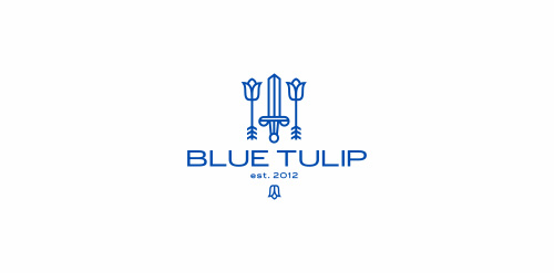 Blue tulip