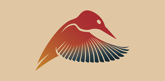 Logo-mark for a blog about birds